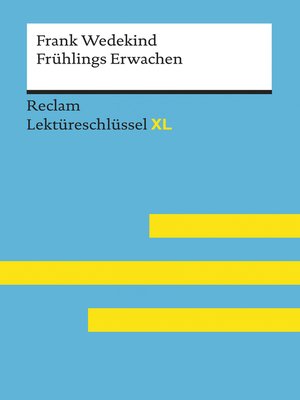 cover image of Frühlings Erwachen von Frank Wedekind